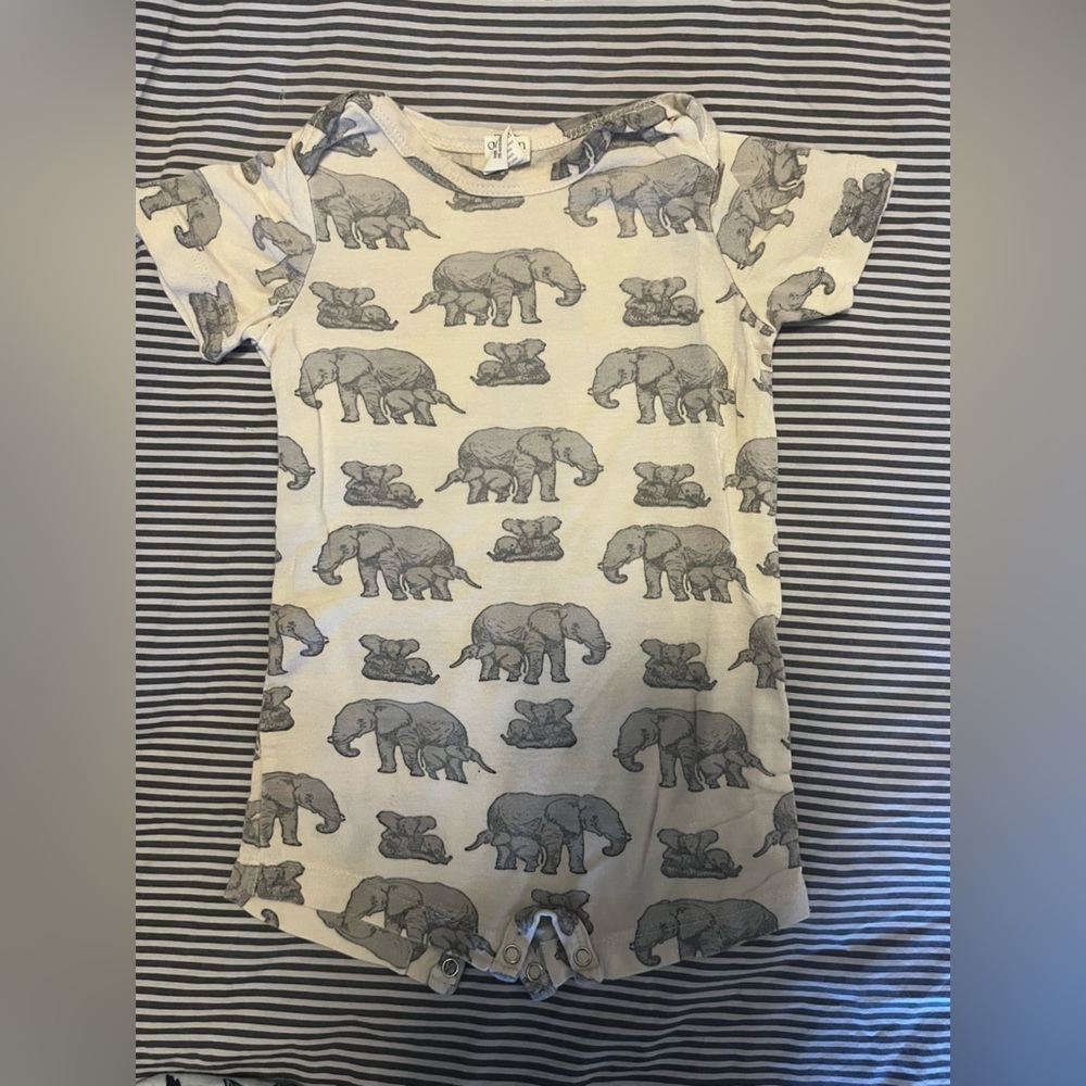 Kate Quinn Elephant Shortie 3-6 months